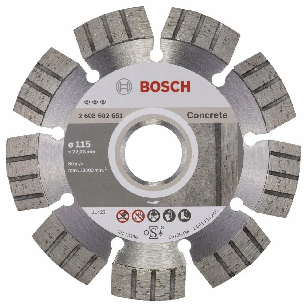 Bosch – Best Serisi Beton İçin Elmas Kesme Diski 115 mm