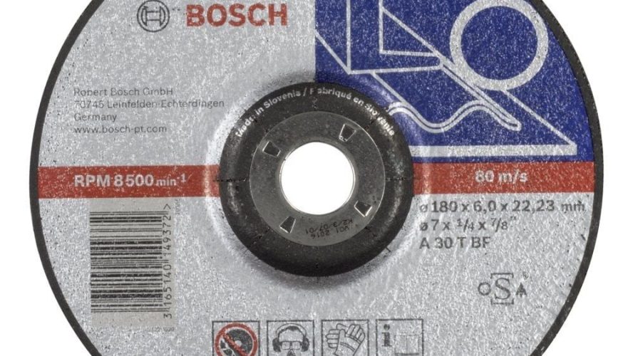 Bosch – 180*6,0 mm Expert Serisi Bombeli Metal Taşlama Diski (Taş)