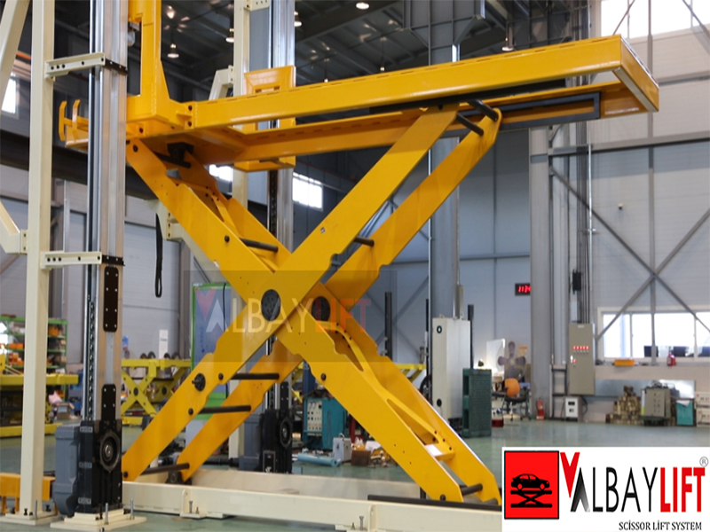 Makaslı Yük Asansörü