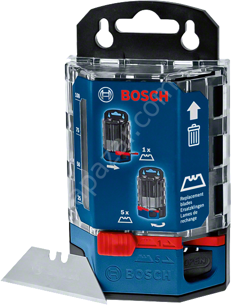 1600A01V3J Bosch Profesyonel Maket Bıçağı Yedeği 50 Parça